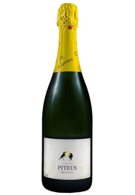 Flasche des Piteus Brut Nature D.O. Cava