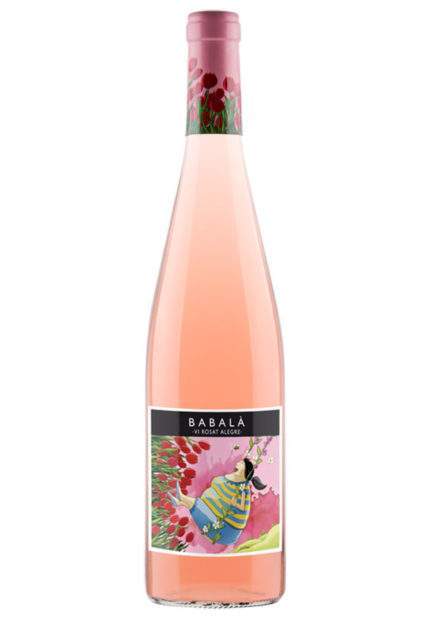 Flasche des Babala Rosat 2021 D.O. Empordà