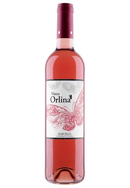 Vinya Orlina Rosat 2021 D.O. Empordà in einer eleganten Weinflasche