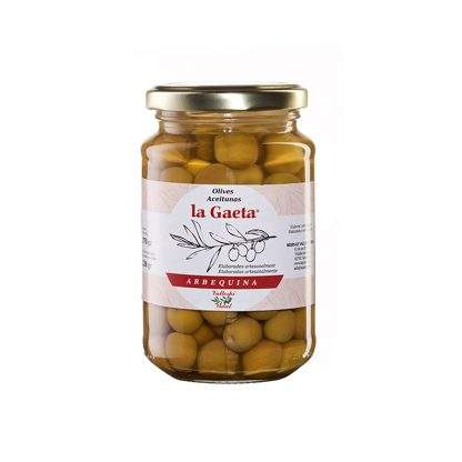 Spanische Arbequina-Oliven, 200g – Handverlesen, in Salz und Kräutern eingelegt